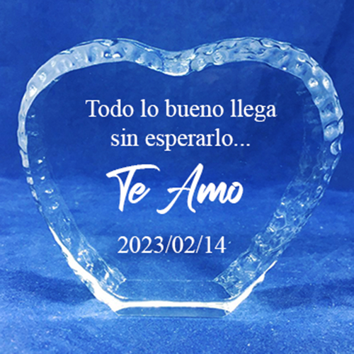 Cristal Corazón 10.5x9.5x2cm