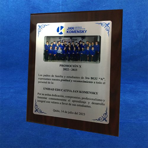 Placa Colegios